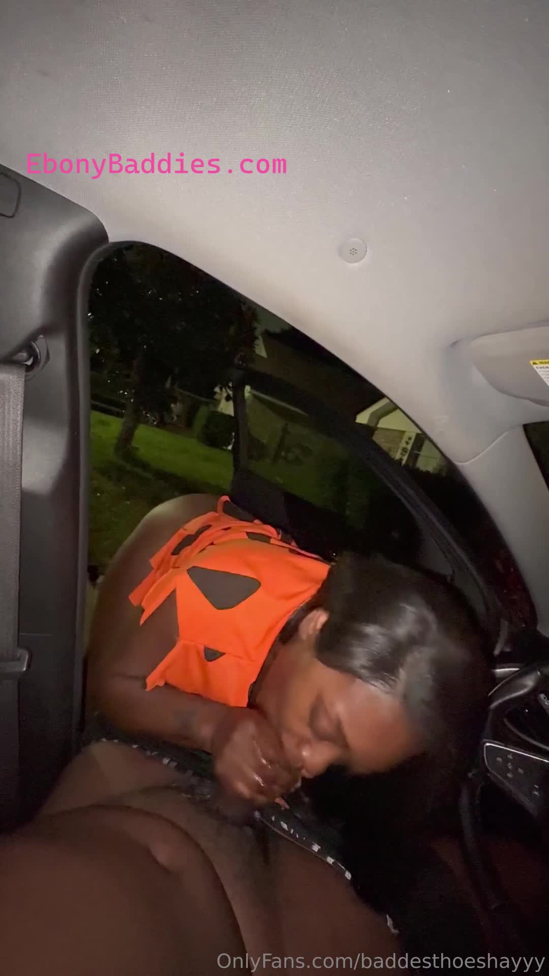baddesthoeshayyy sucking dick outside she so freaky 2
